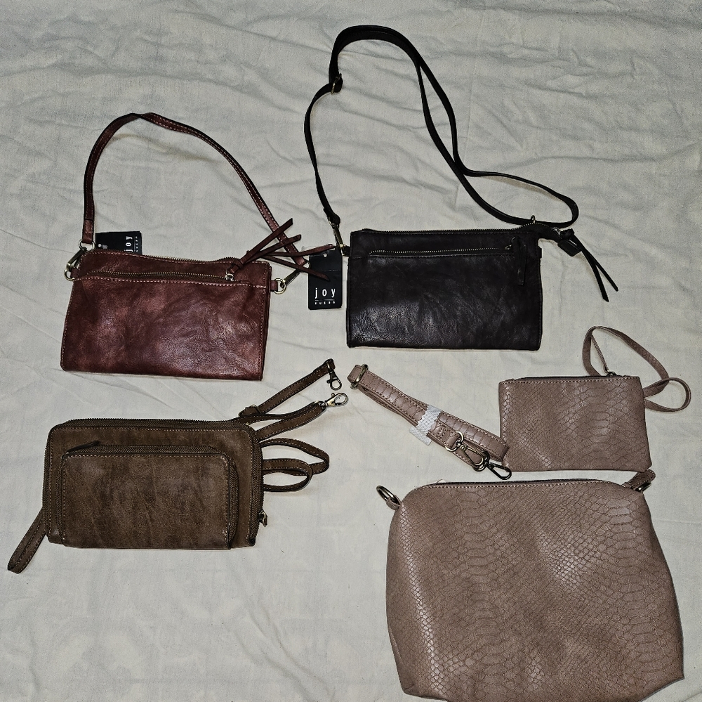 Joy Susan bundle of new bags with tags